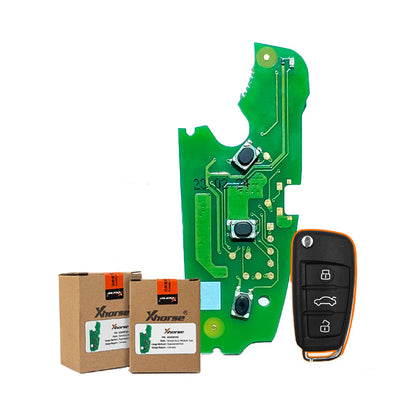 Xhorse XZADM1EN Audi Smart Key 3 Buttons PCB Board for VVDI Key Tool